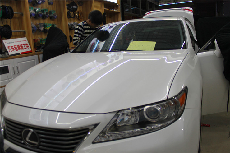 凌志ES350全車STP隔音，加裝8音度DSP——上海音豪
